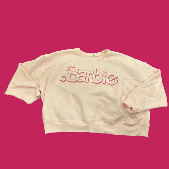 Barbie Tops - Barbie Pastel Pink Sweatshirt